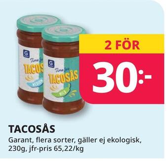 Tacosås