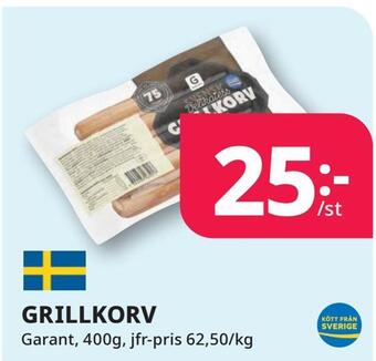 Tempo Grillkorv erbjuda