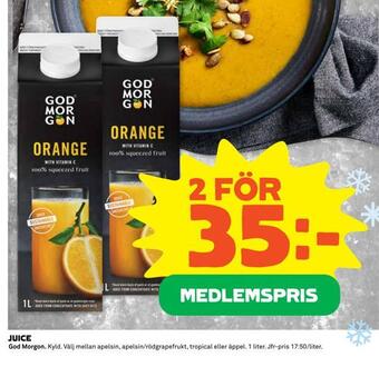 Coop Extra Juice erbjuda