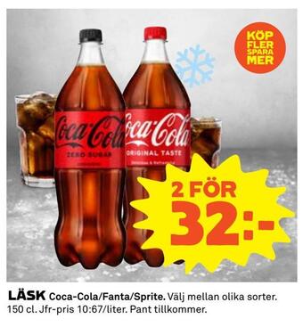 Coop Extra Läsk erbjuda