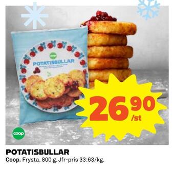 Coop Extra Potatisbullar erbjuda