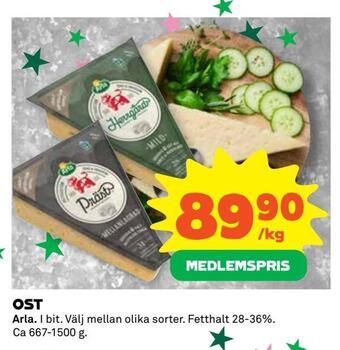 Coop Extra Ost erbjuda