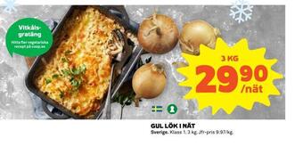 Coop Extra Gul lök i nät erbjuda