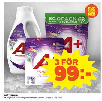 Coop Extra Tvättmedel erbjuda