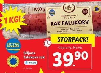 Lidl Siljans Falukorv Rak erbjuda