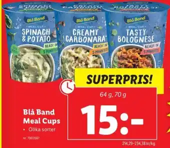 Lidl Blå Band Meal Cups erbjuda