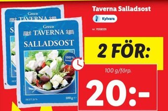 Lidl Taverna Salladsost erbjuda