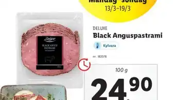 Lidl Black Anguspastrami erbjuda