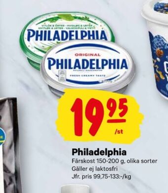 City Gross Philadelphia färskost erbjuda
