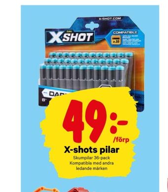City Gross X-shot vapen erbjuda