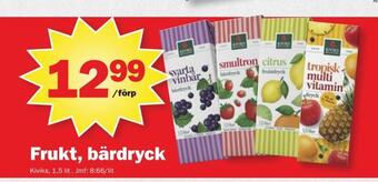 Pekås Frukt, bärdryck erbjuda