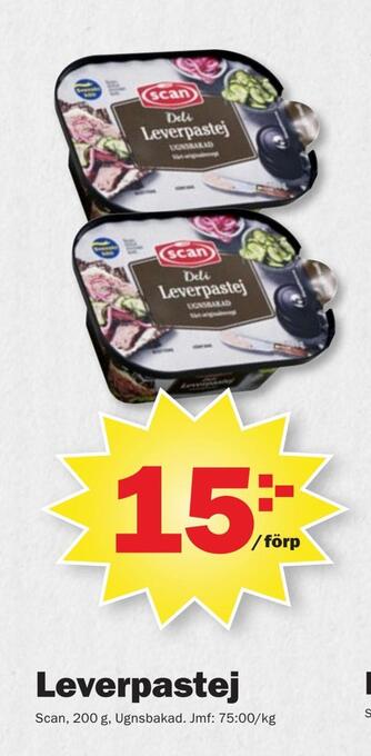 Pekås Leverpastej erbjuda