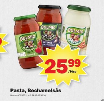 Pasta, bechamelsås