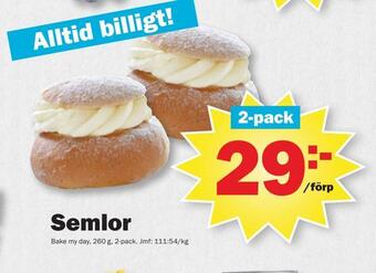 Pekås Semlor erbjuda