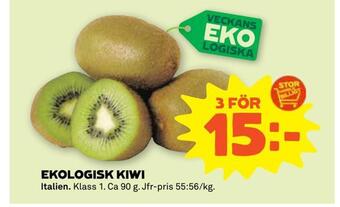 Stora Coop Ekologisk kiwi erbjuda