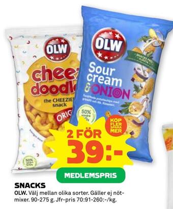 Stora Coop Snacks erbjuda