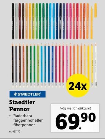Lidl Staedtler Pennor erbjuda