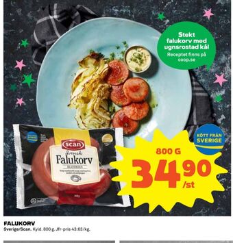 Coop Scan falukorv erbjuda