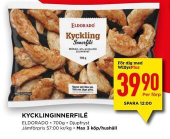 Willys Kycklinginnerfilé erbjuda