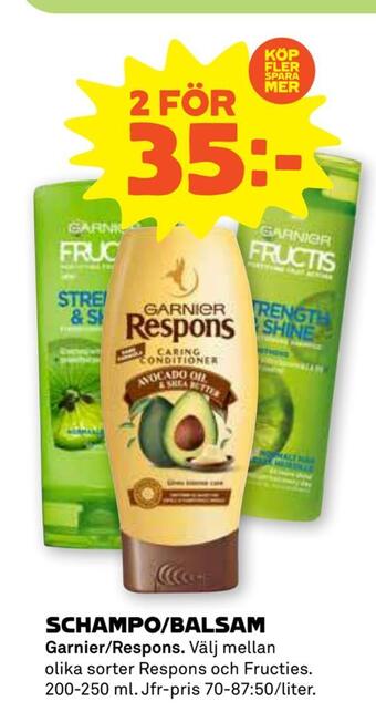 Stora Coop Schampo/balsam erbjuda