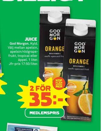 Stora Coop Juice erbjuda
