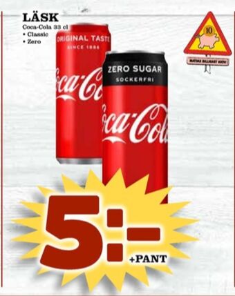 Matdax Coca cola läskedryck erbjuda