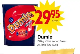 Dumle godispåsar