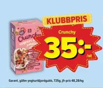Östenssons Crunchy müsli erbjuda