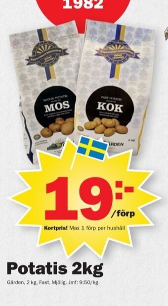 Pekås Gården potatis erbjuda