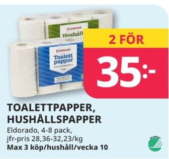 Tempo Eldorado hushållspapper erbjuda