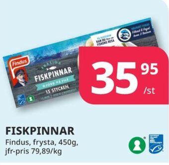 Tempo Findus fiskpinnar erbjuda