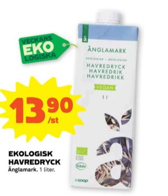 Stora Coop Änglamark havredryck erbjuda