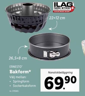 Lidl Bakform erbjuda