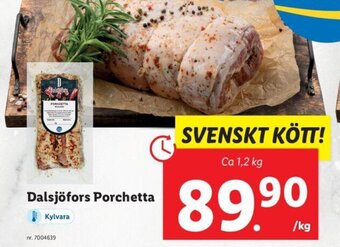 Lidl Dalsjöfors Porchetta erbjuda