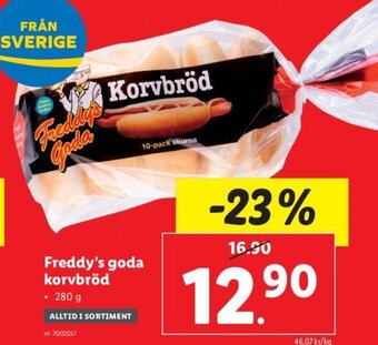 Lidl Freddy's Goda Korvbröd erbjuda