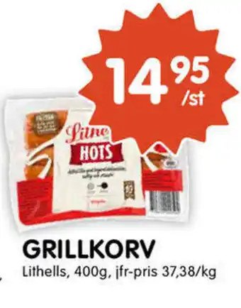 Lithells Grillkorv 400g