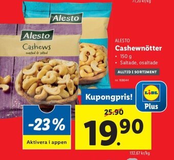 Lidl Cashewnötter erbjuda