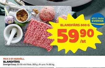 Coop Blandfärs erbjuda