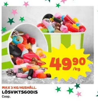 Coop Lösviktsgodis erbjuda