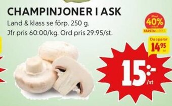 ICA Kvantum Champinjoner i Ask erbjuda