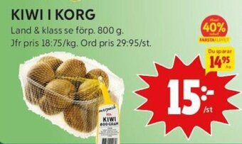 ICA Kvantum Kiwi i Korg erbjuda