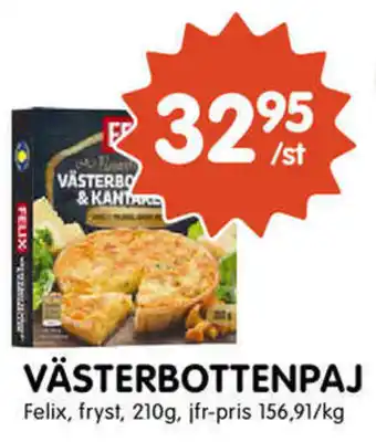 Tempo Felix Västerbottenpaj 210g erbjuda