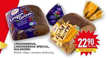 Willys Lingongrova, lingongrova special, guldkorn erbjuda