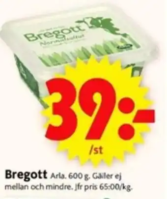 ICA Supermarket Arla Bregott 600g erbjuda