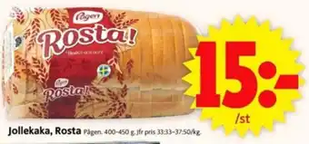 ICA Supermarket Pågen Jollekaka Rosta 400-450g erbjuda