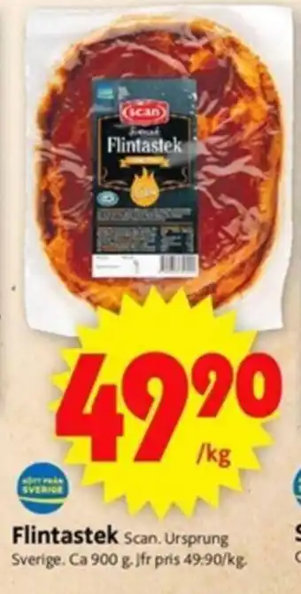 ICA Supermarket Scan Flintastek 900g erbjuda