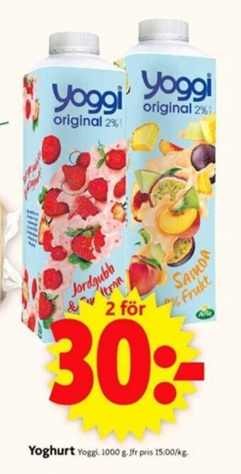 Yoggi Yoghurt 1000g