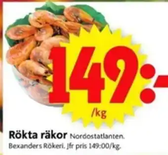 ICA Supermarket Nordostatlanten Rökta räkor erbjuda