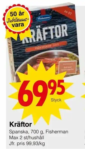 Spanska Kräftor 700g