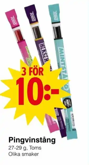 Toms Pingvinstång 27-29g